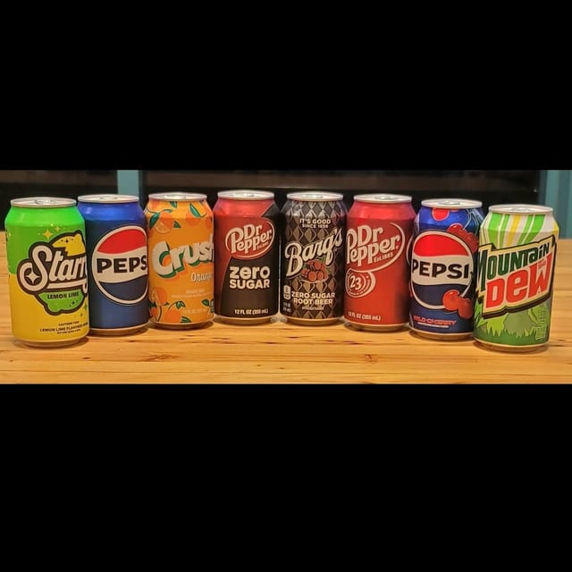 Canned Soda.