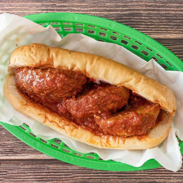 Meatball Hot Sandwich.